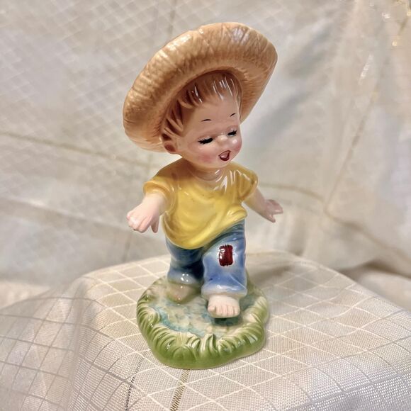 Vintage Josef Originals HAPPINESS is MUD PUDDLES Series Figurine - Picture 2 of 10